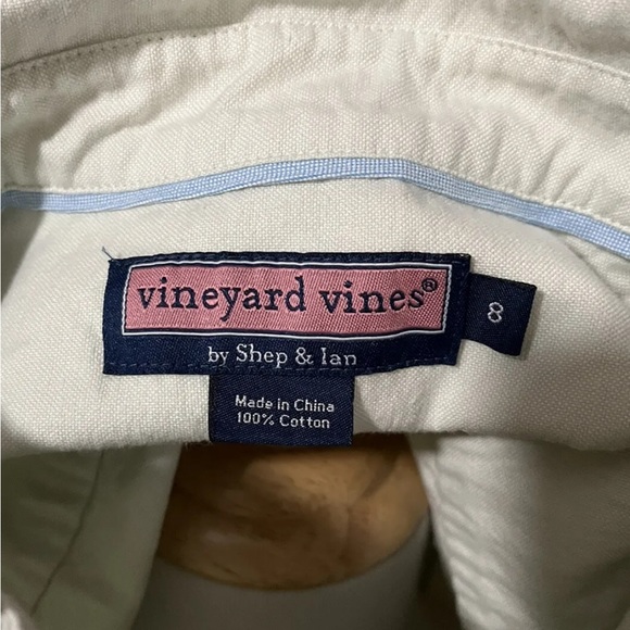 Vineyard Vines by Shep & lan Green Top, 100% Cotton, Women’s Size 8 - Picture 3 of 3